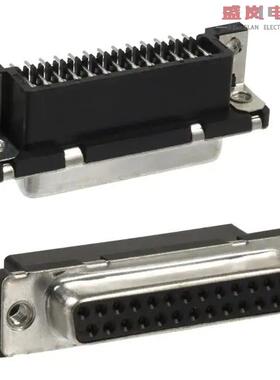原装正品D25S33E4GX00LF[CONN D-SUB RCPT 25POS R/A SLDR]