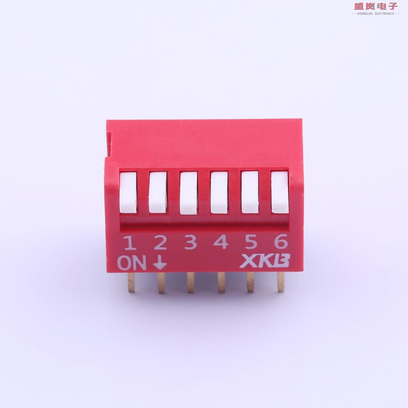 原装正品DPL-06RP[拨码 间距2.54mm 6位 直插 琴键侧拨]