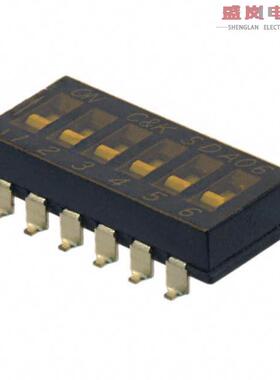 原装正品SDA06H0SB[SWITCH SLIDE DIP SPST 25MA 24V]
