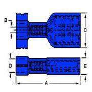 原装正品19003-0132[端子 16-14AWG .187X.02 QD]