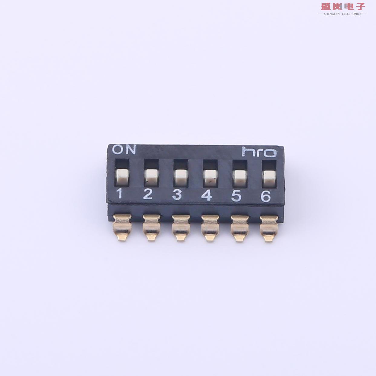 原装正品EM-06KP[2.54间距黑色贴片6位拨码新模 S