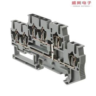 FEED 3038545 28AWG THRU BLK TERM CONN 正品 原装