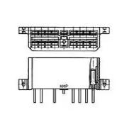 原装正品171366-1[CONN HEADER R/A 17POS]