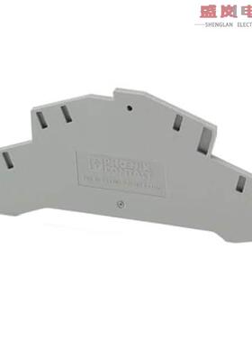 原装正品3210613[CONN TERM BLK END PLATE GRAY]