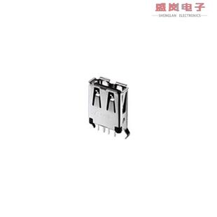 原装正品1734366-4[CONN RCPT USB2.0 TYPEA 4POS VERT]