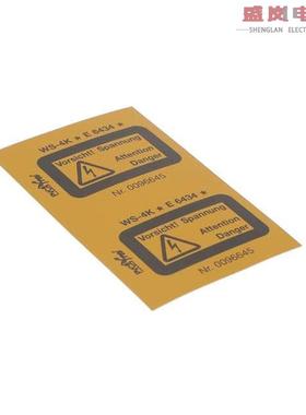 原装正品1004584[LABEL WARNING ADHESIVE 13X23.5MM]