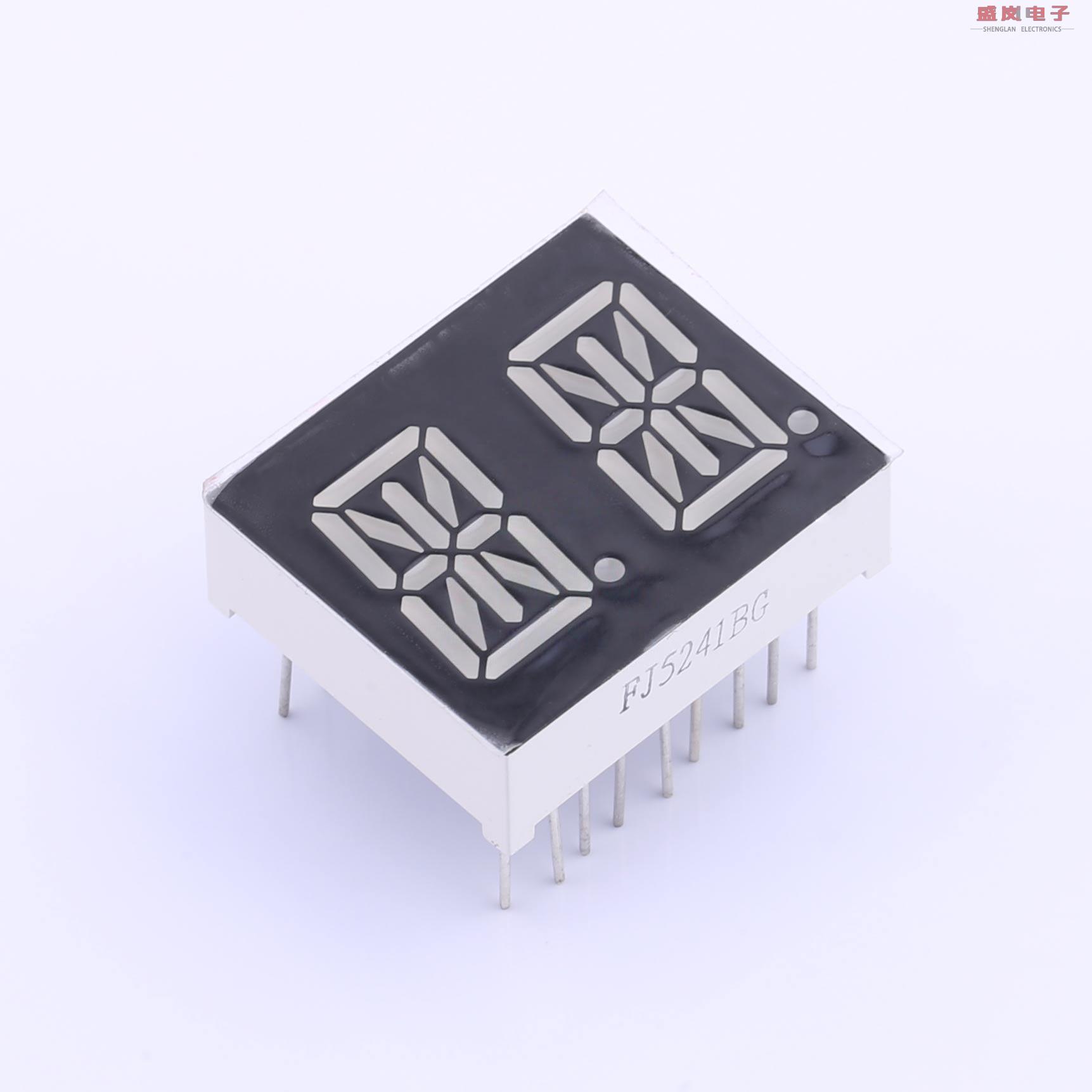 原装正品FJ5241BG[2位0.54英寸 共阳 黄绿光 米字管 数码管]