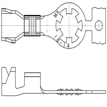 原装正品19084-0008[端子 STAR RING STRP (OPN BRL) (