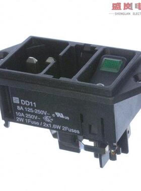 原装正品DD11.0124.1110[PWR ENT MOD RCPT IEC320-C14