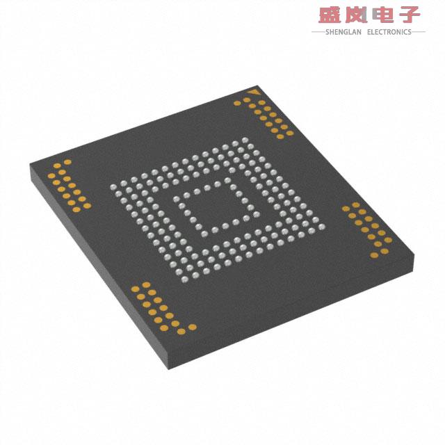 原装正品MTFC16GAPALBH-IT[IC FLASH 128GBIT MMC 153T