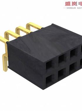 原装正品SSW-104-02-G-D-RA[CONN RCPT 8POS 0.1 GOLD