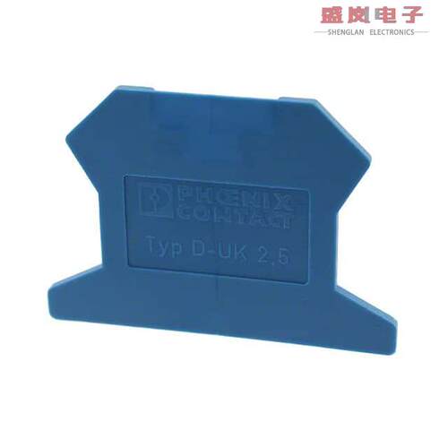 原装正品3001103[CONN TERM BLK END PLATE RAIL BLU]