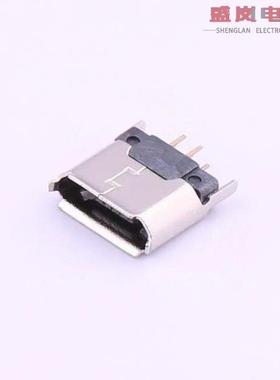 原装正品U255-051N-4BH73-SS[Micro-B 母座 直插 卷