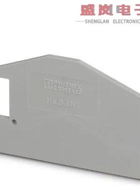 原装正品3030640[CONN TERM BLK END PLATE GRAY]