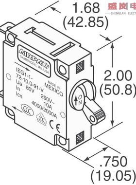 原装正品IEG1-1-62-15.0-91-V[CIR BRKR MAG-HYDR LEVE