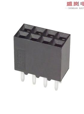 原装正品534206-4[CONN RCPT 8POS 0.1 GOLD PCB]