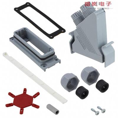 原装正品1652198[CONN BACKSHELL 25POS 45DEG GRAY]