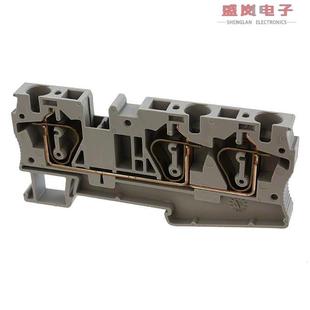 CONN FEED THRU BLK 3036466 TERM AWG 原装 正品