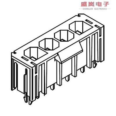 原装正品43160-4302[集管和线壳 Sabre 2Ckt Ver Hdr 0