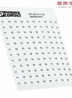 原装正品0804549:0011[MARKER CARD PRINTED HORIZONTALLY]