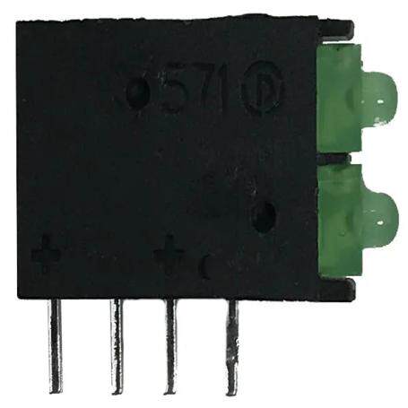 原装正品571-0122-100F[LED 电路板指示器 Green Diffused]