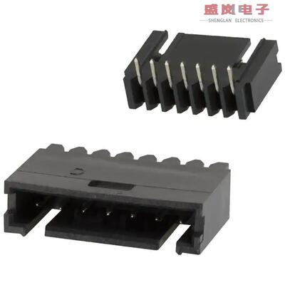 原装正品5-102523-5[CONN HEADER R/A 7POS 2.54MM]