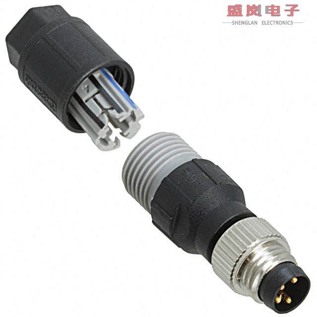 原装正品1441037[CONN PLUG MALE 4POS GOLD IDC]