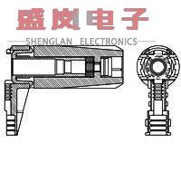 原装正品967568-1[CONN PLG HSG FMALE 1PS INLINE RA]