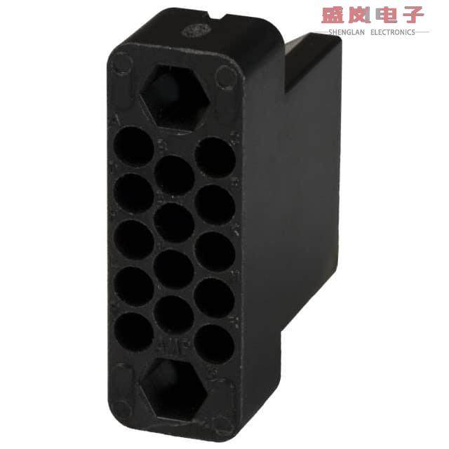 原装正品201298-1[CONN 14POS BLACK PNL MNT]