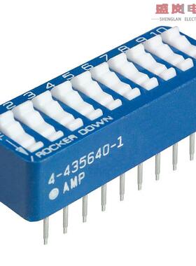原装正品4-5435640-1[SWITCH ROCKER DIP SPST 60MA 5V]