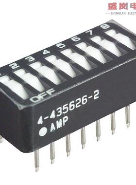 原装正品4-435626-2[SWITCH ROCKER DIP SPST 25MA 24V]