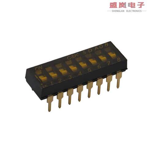 原装正品SDA01H1BD[SWITCH SLIDE DIP SPST 25MA 24V]