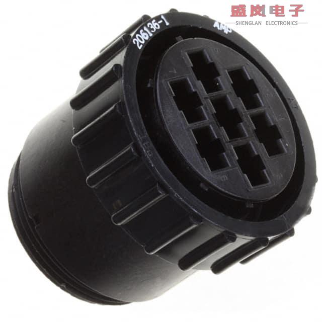 原装正品206136-1[CONN PLG HSG FMALE 7POS INLINE]