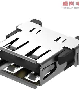 原装正品USB1055-GF-L-A[USB A SKT, MID TOP SMT, R/A