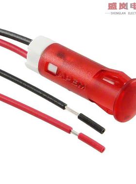 原装正品QS63XXR12[INDICATOR 6MM FIXED RED 12V WIRE]