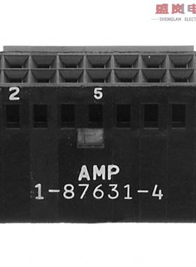 原装正品1-87631-4[CONN HOUSING 18POS .100 POL DUAL]