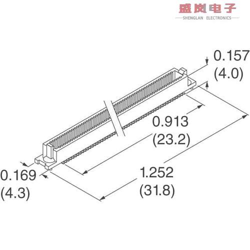 原装正品FX6-60P-0.8SV(71)[CONN HDR 60POS SMD GOLD]