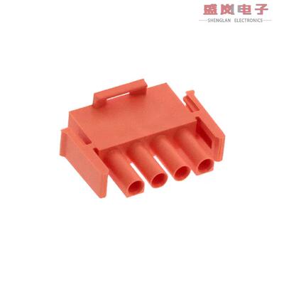 原装正品1-350779-3[CONN PLUG HSG 4POS ORANGE]