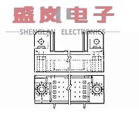 原装正品5533286-1[CONN HEADER HD 100POS PCB]