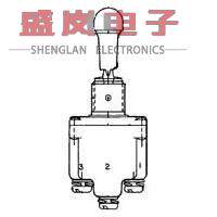 原装正品1TL1-1A[拨动 SPDT ON-OFF-ON Screw Term]