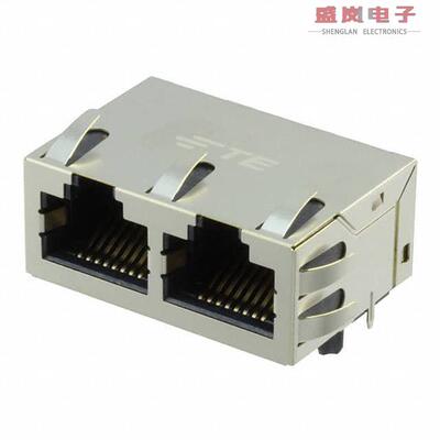 原装正品2301996-1[CONN JACK 2PORT 100 BASE-T PCB]