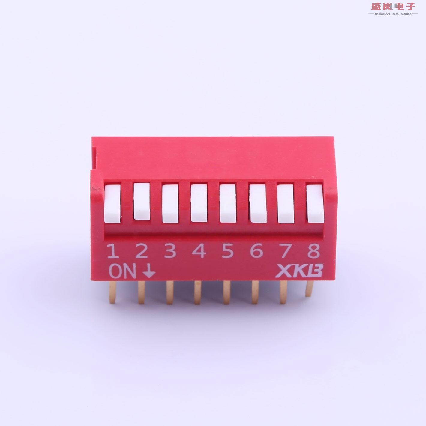 原装正品DPL-08RP[拨码 间距2.54mm 8位 直