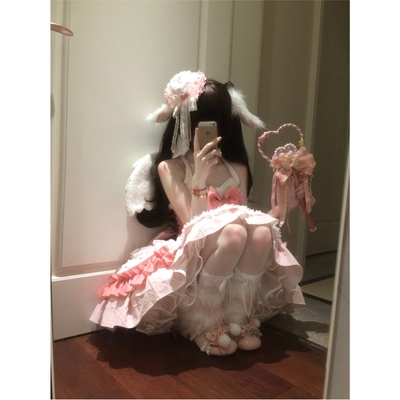 【现货】莓心结 西瓜气泡水原创正品lolita JSK春夏新款洛丽塔