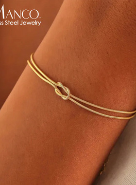 eManco热销打结蛇骨手链亚马逊