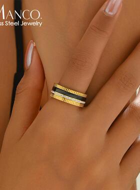 eManco欧美时尚不锈钢圆形批花