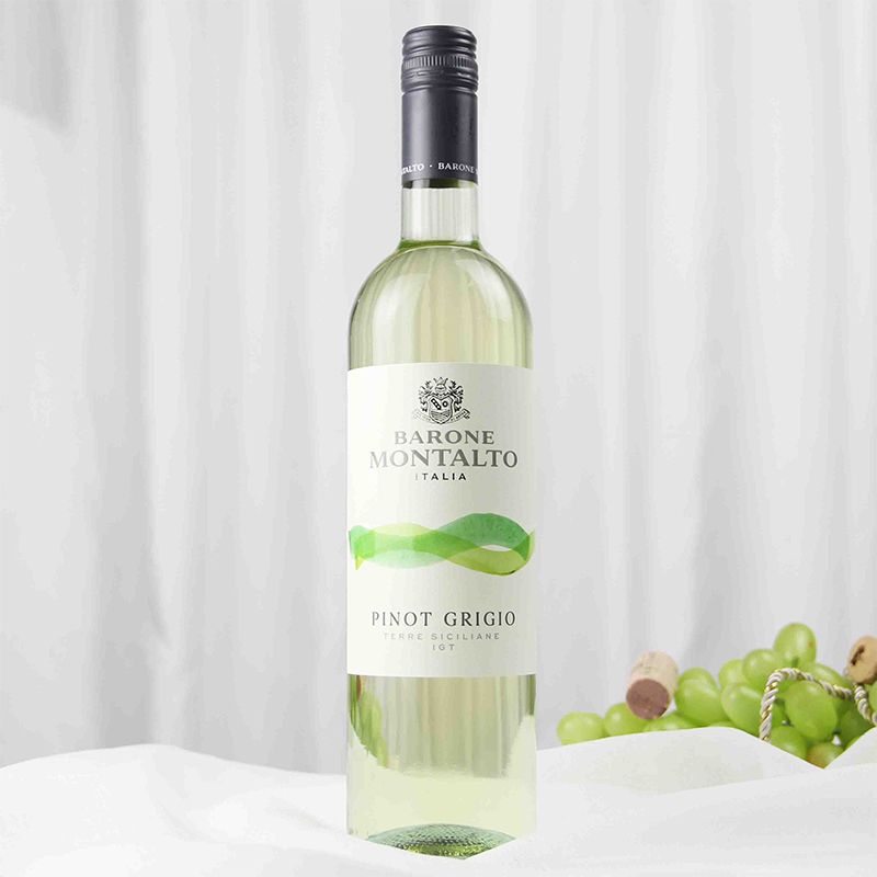 意大利原瓶进口蒙特男爵干红白葡萄酒 750ml