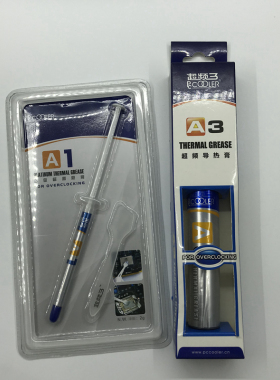 超频三A3散热硅脂 电脑cpu散热硅胶显卡笔记本 A1导热膏含银硅脂a