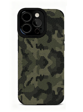 个性视觉渐变绿色迷彩适用苹果17 16 15 14 13 12 11手机壳x华为mate70 60 50 4030创意p80全包nova14荣耀400