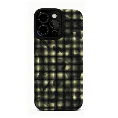 渐变绿迷彩全包软胶手机壳苹果软