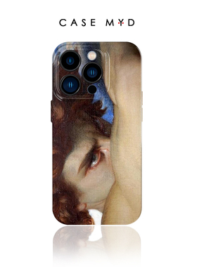 堕落天使油画个性创意适用苹果16 15 13 12 11手机壳小米14 mate70 60 50 40荣耀200vivox90 reno12复古潮p60
